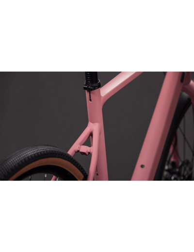 Vélo de gravel NUROAD ONE Rose Rubis