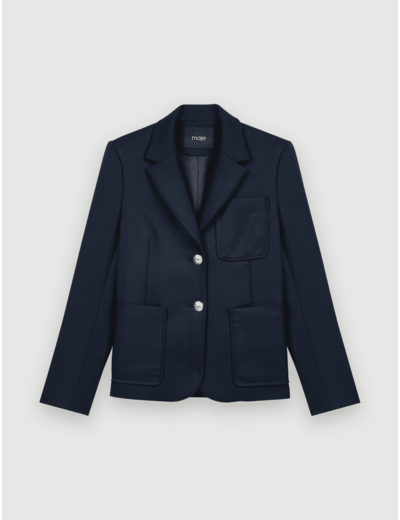 Veste de costume façon collège