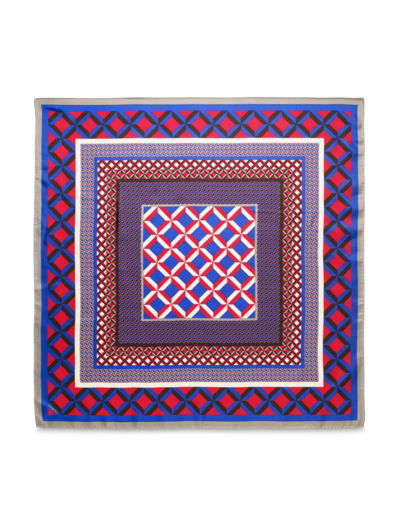Motif Graphic - Carre F - Multico Framboise