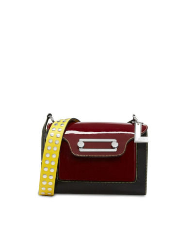 Clic de Lancel - Sac porté croisé - Moyen Modèle - Cuir lisse verni et lisse