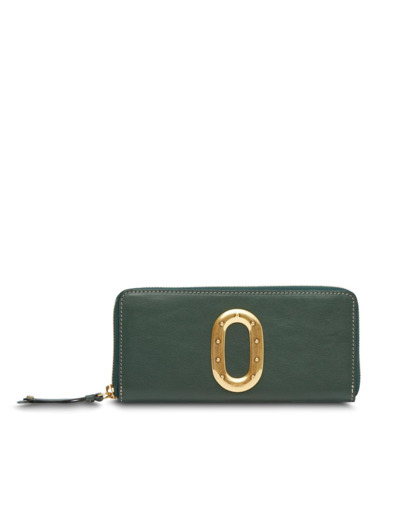 Romane de Lancel - Portefeuille slim zippé - Cuir lisse