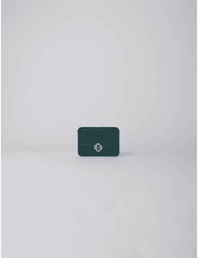 Porte-cartes en cuir embossé croco