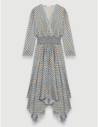 Robe en jacquard imprimé