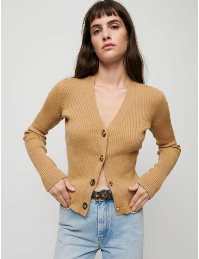 Pull fin à côtes