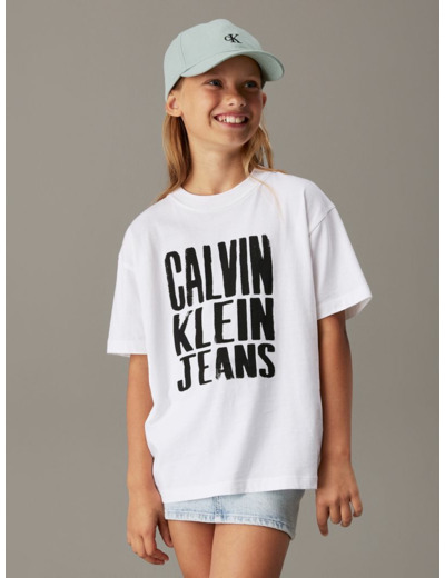 T-SHIRT AVEC LOGO CKJ EN GRAS