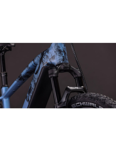 VTT semi rigide électrique REACTION HYBRID SLT 800 Bleu