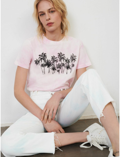 Tee-shirt imprimé tie and dye