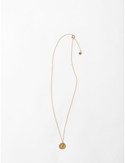 Collier "Ma puce" en plaqué or