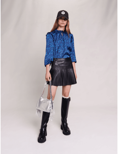 Blouse imprimé organique