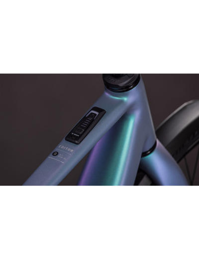 Vélo urbain électrique EDITOR HYBRID SLT 400X FE Gris