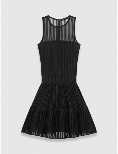 Robe patineuse à détails fantaisie