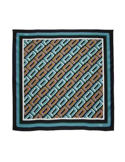 Motif Double L All Over - Carré - Grand modèle - Twill de soie