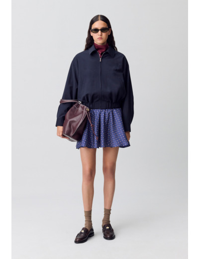 Blouson oversize zippé