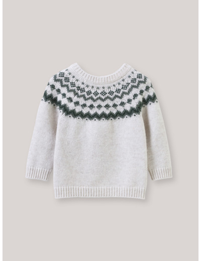 PULL JACQUARD FAMILLE