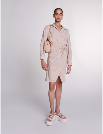 Robe midi en lin