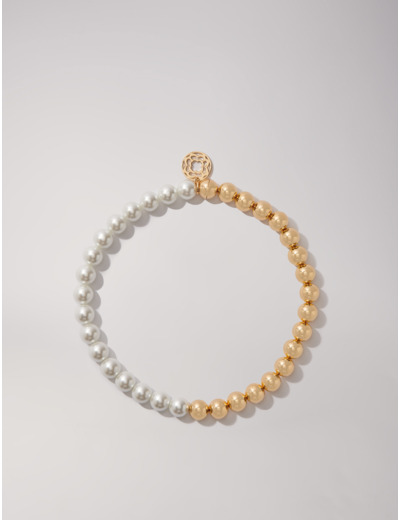 Collier chocker en mix de perles
