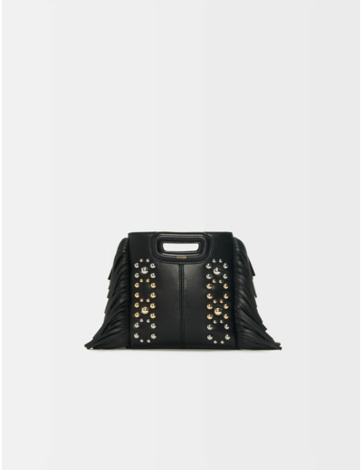 Sac M Mini en cuir et studs