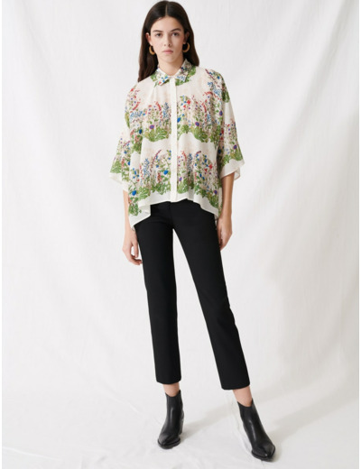 Chemise florale oversize