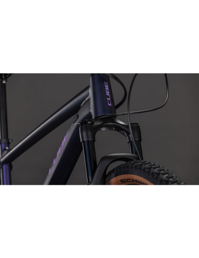 VTT semi rigide ATTENTION SLX Violet/Noir