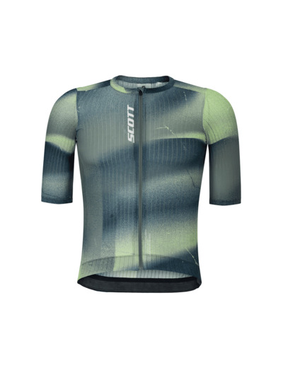 Maillot manches courtes Homme PRO SL Vert Tranquille/Jaune Acide