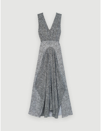 Robe de cérémonie imprimé animalier