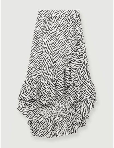 Jupon en jacquard imprimé zèbre