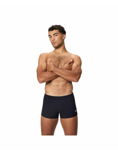 Short de bain Homme ECO+ LOGO AQSH BLA/WHI Noir