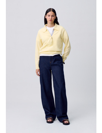 Jean denim brut droit