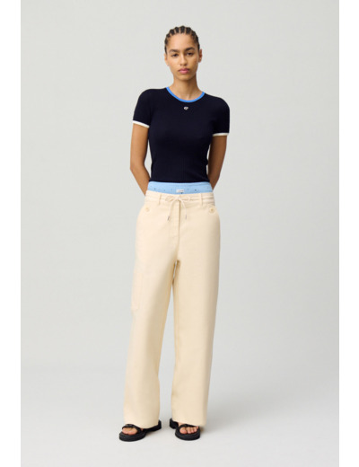 Pantalon cargo taille basse