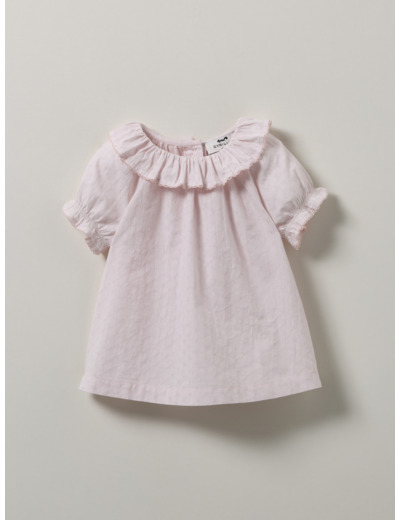 BLOUSE MC DOBBY
