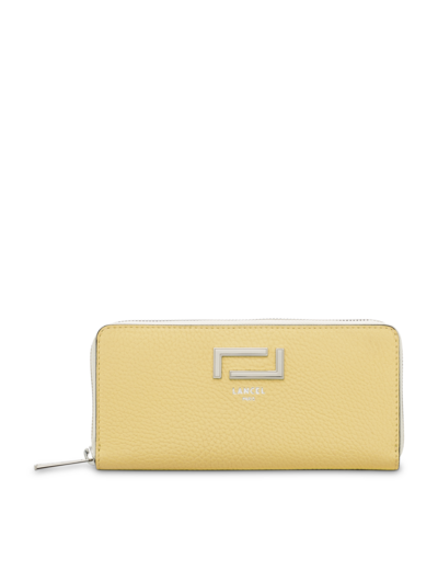 Pia de Lancel - Portefeuille slim zippé - Grand modèle - Cuir de chèvre grainé