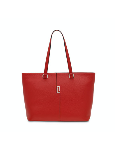 Lola de Lancel - Cabas Zippe - Grand Modèle - Rouge Lancel