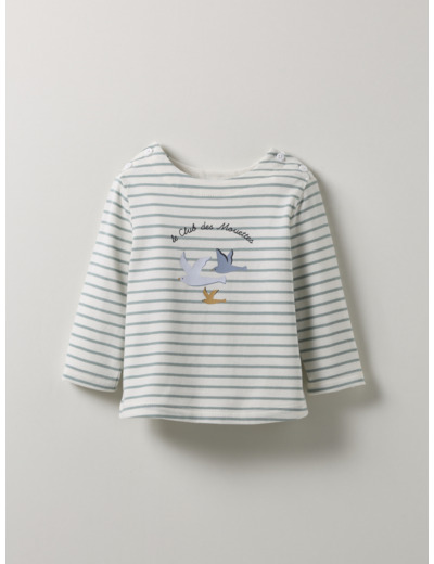 T-SHIRT  RAYE MOUETTE