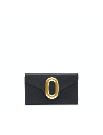 Romane de Lancel - Portefeuille slim rabat - Noir