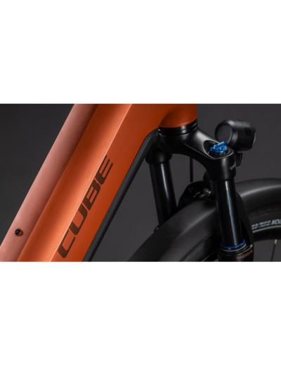 Vélo trekking électrique TOURING HYBRID COMFORT SLX 800 Rouge Chili