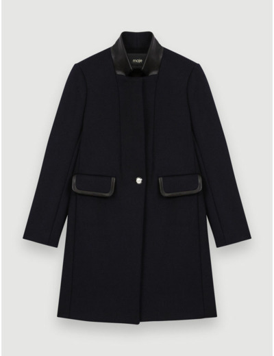 Manteau en drap de laine