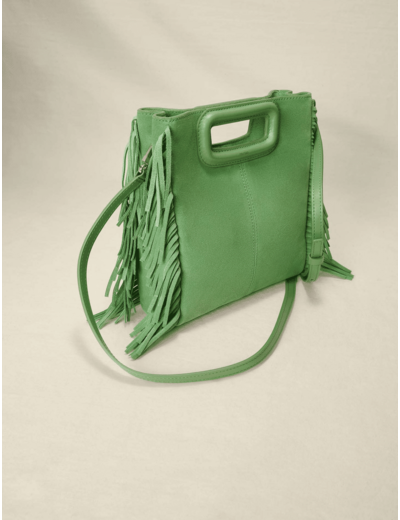 Sac M en cuir suède