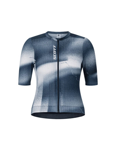 Maillot manches courtes Femme PRO SL Bleu Foncé/Blanc