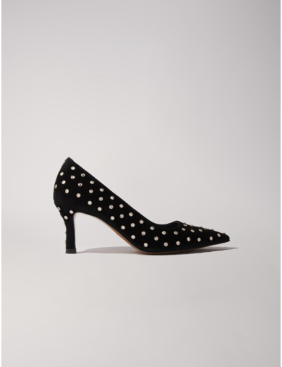 Escarpins pointus à strass