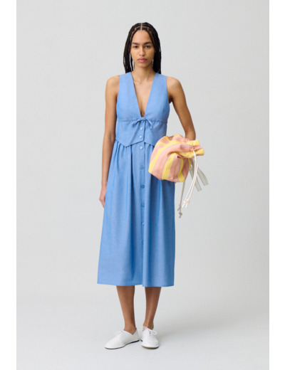Robe veston longue