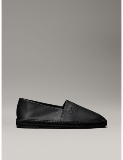 ESPADRILLE EN CUIR