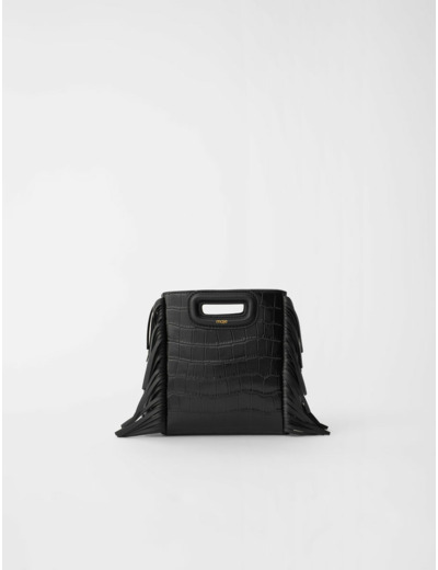Sac M Mini en cuir croco