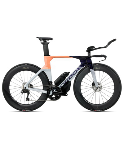 Vélo de triathlon ORDU M20ILTD Argent/Tanzanite/Orange
