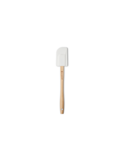 Spatule médium en silicone 29cm blanche