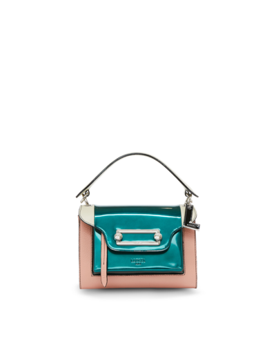 Clic de Lancel - Sac porté croisé - Moyen modèle - Cuir de vachette grainé, spazzolato et lisse avec bandoulière chaine et cuir