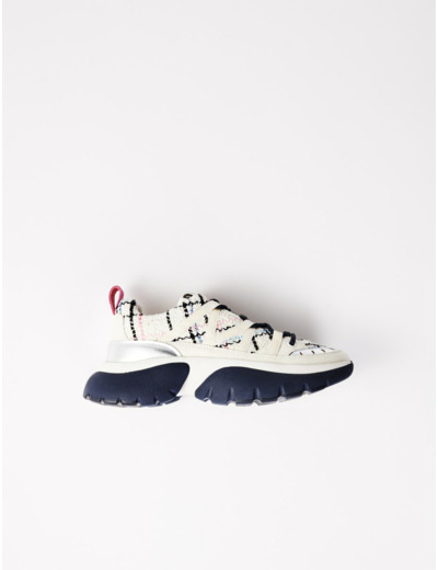 Sneakers W20 urbaines en tweed