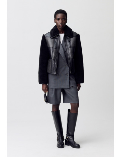 Blouson bi-matière