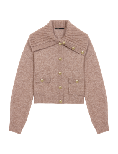 Cardigan en laine mélangée