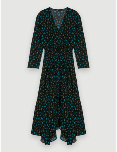 Robe en mousseline imprimée Léopard