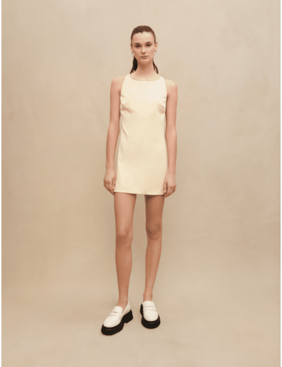 Robe courte droite
